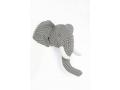 Abstrait éléphant pied-de-poule Andrew - Wild and Soft - WS3008