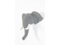 Abstrait éléphant pied-de-poule Andrew - Wild and Soft - WS3008