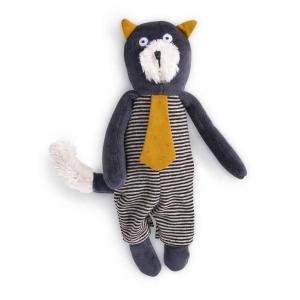 Petit chat gris Alphonse Les Moustaches - Moulin Roty - 666007