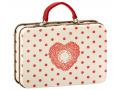 Metal Suitcase, Cream, Coral dots - Maileg - 20-7012-00