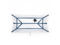 Baignoire pliante Flexi Bath® transparente bleue avec bouchon de vidange réactif à la chaleur (Transparent Blue) - Stokke - 531904