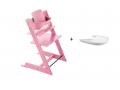 Pack chaise TRIPP TRAPP Rose Pâle avec Baby Set et tablette - Stokke - BU134
