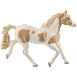 Figurine Jument Paint Horse - Dimension : 13,8 cm x 3,7 cm x 10,8 cm - Schleich - 13884