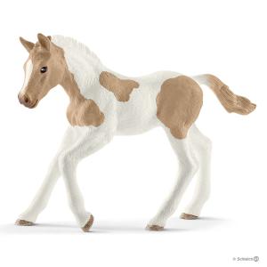 Figurine Poulain Paint Horse - Dimension : 8,1 cm x 2,2 cm x 7,9 cm - Schleich - 13886