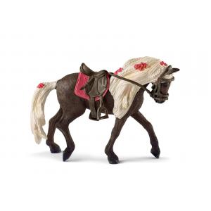 Figurine Jument Rocky Mountain Horse Spectacle équestre - Dimension : 15 cm x 8,2 cm x 18 cm - Schleich - 42469