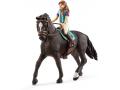 Figurine Horse Club Lisa & Storm - Dimension : 15 cm x 8,2 cm x 18 cm - Schleich - 42516