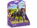 Figurine Horse Club Lisa & Storm - Dimension : 15 cm x 8,2 cm x 18 cm - Schleich - 42516