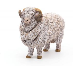 Mouton Mérinos - Dim. 7,4 cm x 3,2 cm x 6,5 cm - Papo - 51174