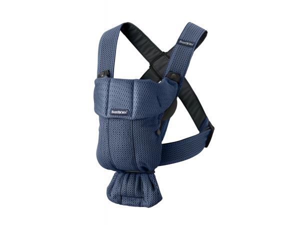 Porte-bébé mini, bleu marine, mesh 3d