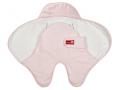 BABYNOMADE CORAL FLEECE  0-6m - double polaire ROSE DRAGEE/BLANC - Red Castle  - 0836174