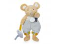 La petite souris va passer - bulu en pyjama (beige) - taille 19 cm - Doudou et compagnie - DC3509