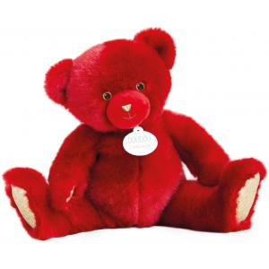 Ours collection - rouge baiser - taille 37 cm - Histoire d'ours - DC3588