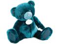 Ours collection - bleu paon - taille 37 cm - Histoire d'ours - DC3591
