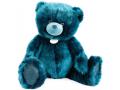 Ours collection - bleu paon - taille 80 cm - Histoire d'ours - DC3576