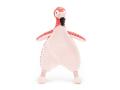 Doudou plat flamand rose Cordy Roy Baby Soother - 23 cm - Jellycat - SRS4FL