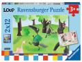 Puzzles 2x12 pièces - Le Loup qui voulait changer de couleur - Ravensburger - 07627