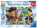 Puzzles 3x49 pièces - Toy Story 4 - Ravensburger - 08067
