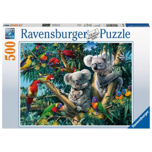 Puzzle 500 pièces - Koalas dans l'arbre - Ravensburger - 14826