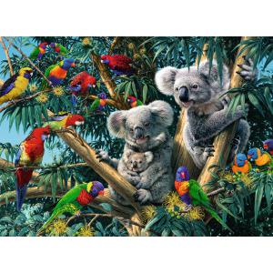Puzzle 500 pièces - Koalas dans l'arbre - Ravensburger - 14826