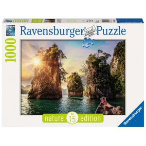 Puzzle 1000 pièces - Lac de Cheow Lan, Thaïlande - Ravensburger - 13968