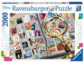 Puzzles adultes - Puzzle 2000 pièces - Mes timbres préférés / Disney - Ravensburger - 16706
