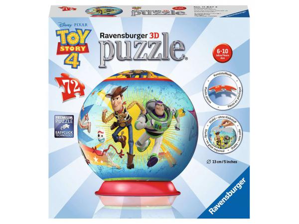 Puzzle 3d rond 72 pièces - toy story 4