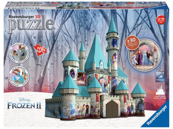 Puzzle 3d château de la reine des neiges / disney