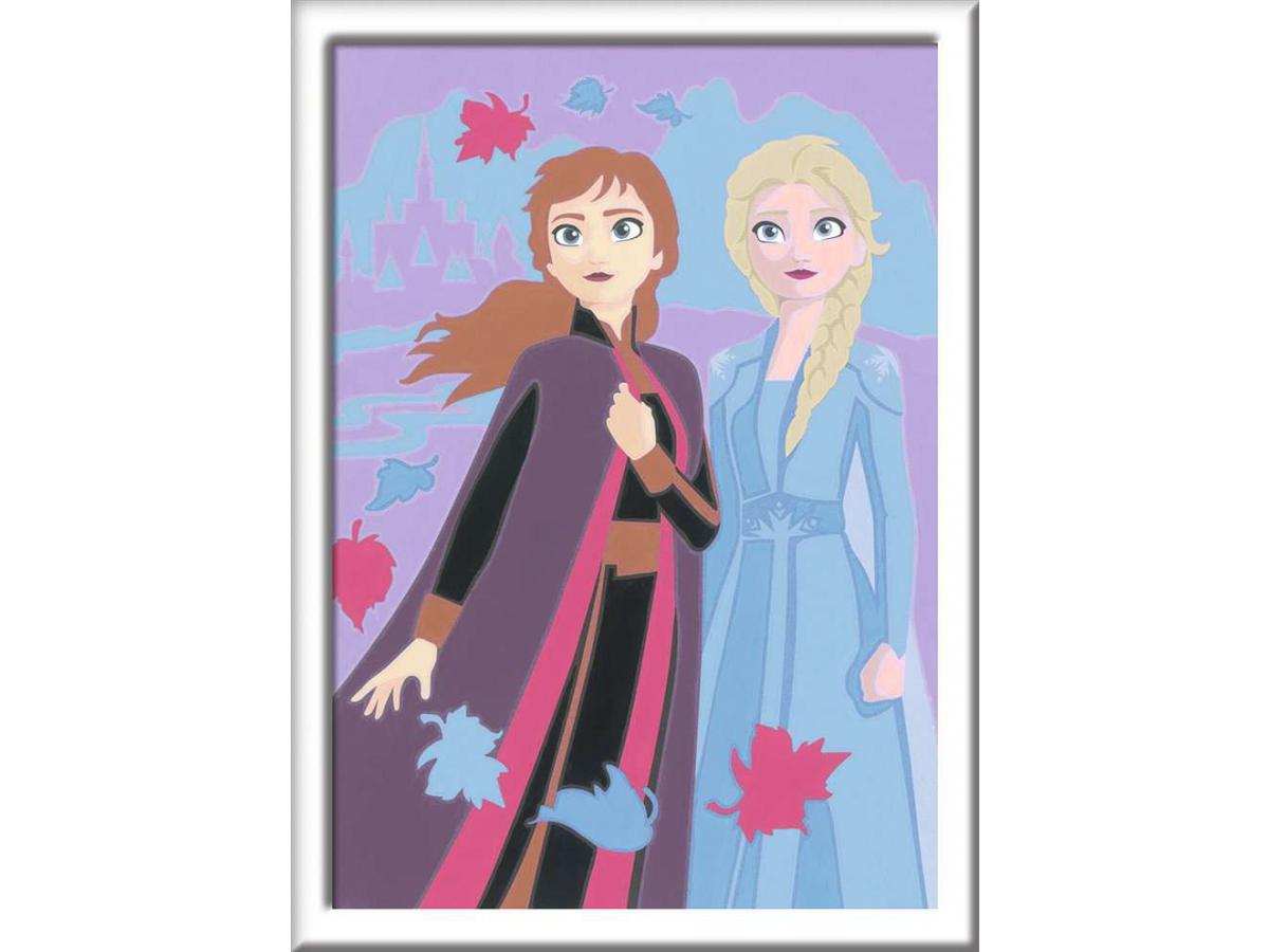 Ravensburger - Numéro d'art - petit - Disney La Reine des Neiges 2, Elsa et  Anna