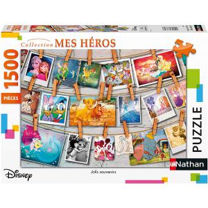 Puzzle Nathan 1500 pièces - Jolis souveNathanirs / DisNathaney - Disney - 87798