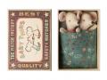 Bébés Souris, Jumeaux dans leur boîte -  8 cm - Maileg - 16-9712-01