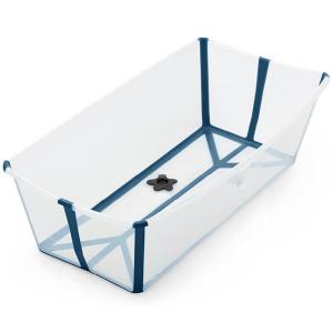 Flexi Bath XL® baignoire pliante grande taille transparent bleu - Stokke - 535902