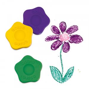 Les couleurs - Pour les petits - 12 crayons fleurs - Djeco - DJ09005