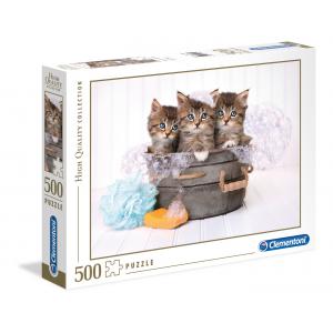 Clementoni - 35065 - Puzzle 500 pièces - Kittens And Soap (410468)