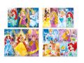 Puzzle enfant, 20+60+100+180 pièces - Princess - Clementoni - 07721