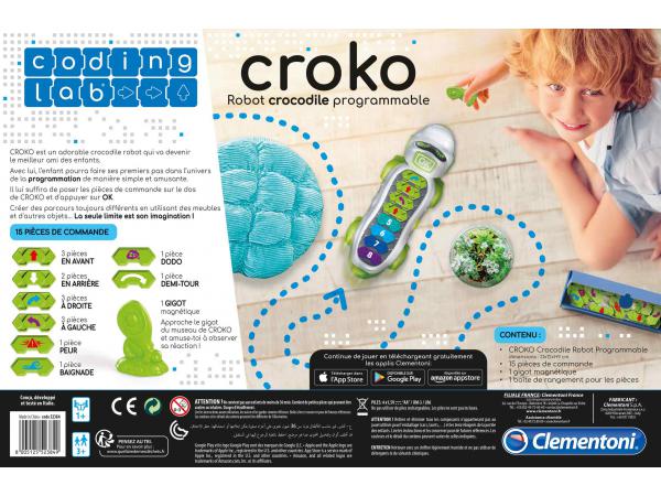 Jeux éducatifs petit savant - croko - robot crocodile programmable