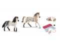 Figurines de chevaux Etalon et accessoires (couverture, Selle de pratique amateur + bride) - Schleich - bu024