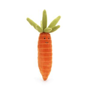 Peluche Vivacious Vegetable Carrot - L: 5 cm x l : 4 cm x H: 17 cm - Jellycat - VV6C