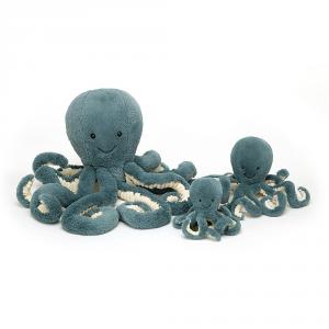 Peluche Storm Octopus Little - L: 11 cm x l : 11 cm x H: 23 cm - Jellycat - STL2OC