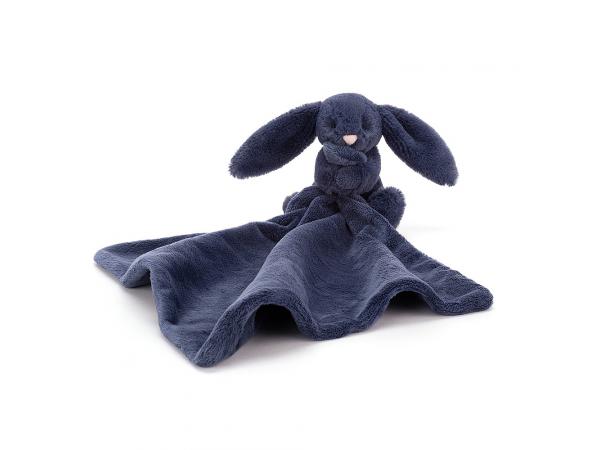 Bashful navy bunny soother - 34 cm