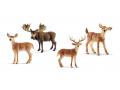 Figurines animaux sauvages (cerfs, biches, élans, faon) - Schleich - bu054