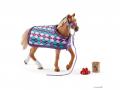 Set figurine chevaux et accessoires selle avec couverture - Schleich - bu084