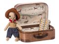 Cowboy in suitcase, Little brother mouse - Taille 8 cm - à partir de 36 mois - Maileg - 16-9723-01