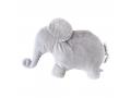 Éléphant coussin gris clair Oscar - Position allongée 82 cm, Hauteur 50 cm - Dimpel - 886015