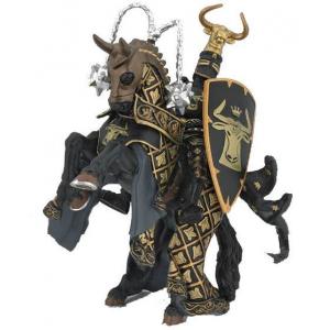 Figurine Cheval du Maître des armes cimier taureau - Papo - 39918