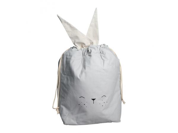 Storage bag - bunny - icy grey 60 x 40 cm