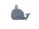 Hochet tricoté Little Water Baleine avec grelot / papier bruissant