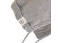 Bonnet tricoté GOTS Garden Explorer gris, 62/68 - Lassig - 1531001200-68