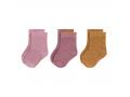 Lot de 3 chaussettes GOTS  bois de rose, 15 - 18 (4 - 12 mios) - Lassig - 1532003959-15