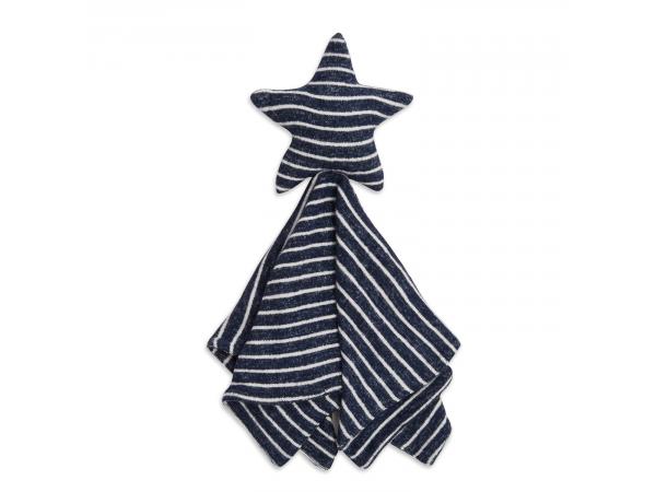 Doudou musy mate lovey maille ultra-cosy navy stripe