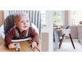 Steps chaise pour enfant avec coffret  Munch essentiels (Hêtre aqua, assise blanc) - Stokke - BU173